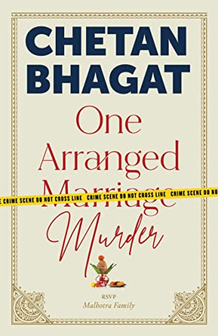 Featured Post Image - One Arranged Murder by Chetan Bhagat #BookReview #Mystery #Thriller