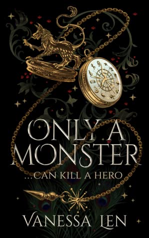 Featured Post Image - Only A Monster (Monster #1) by Vanessa Len #BookReview #Fantasy #YoungAdult #Romance #TimeTravel