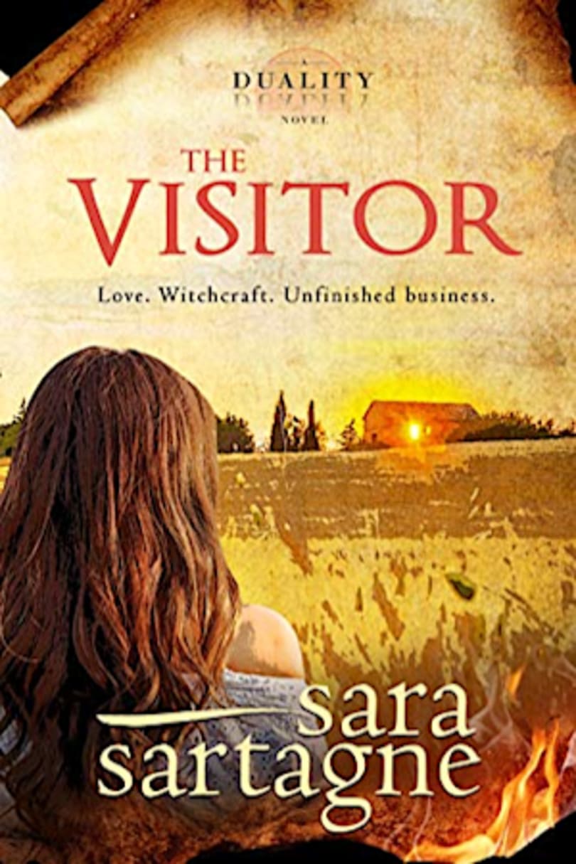 Featured Post Image - The Visitor: A dual timeline romance by Sara Sartagne  #BookReview #HistoricalFiction #DualTime #Romance #Witches #Paranormal #Ghosts @booksirens @SSartagnewriter