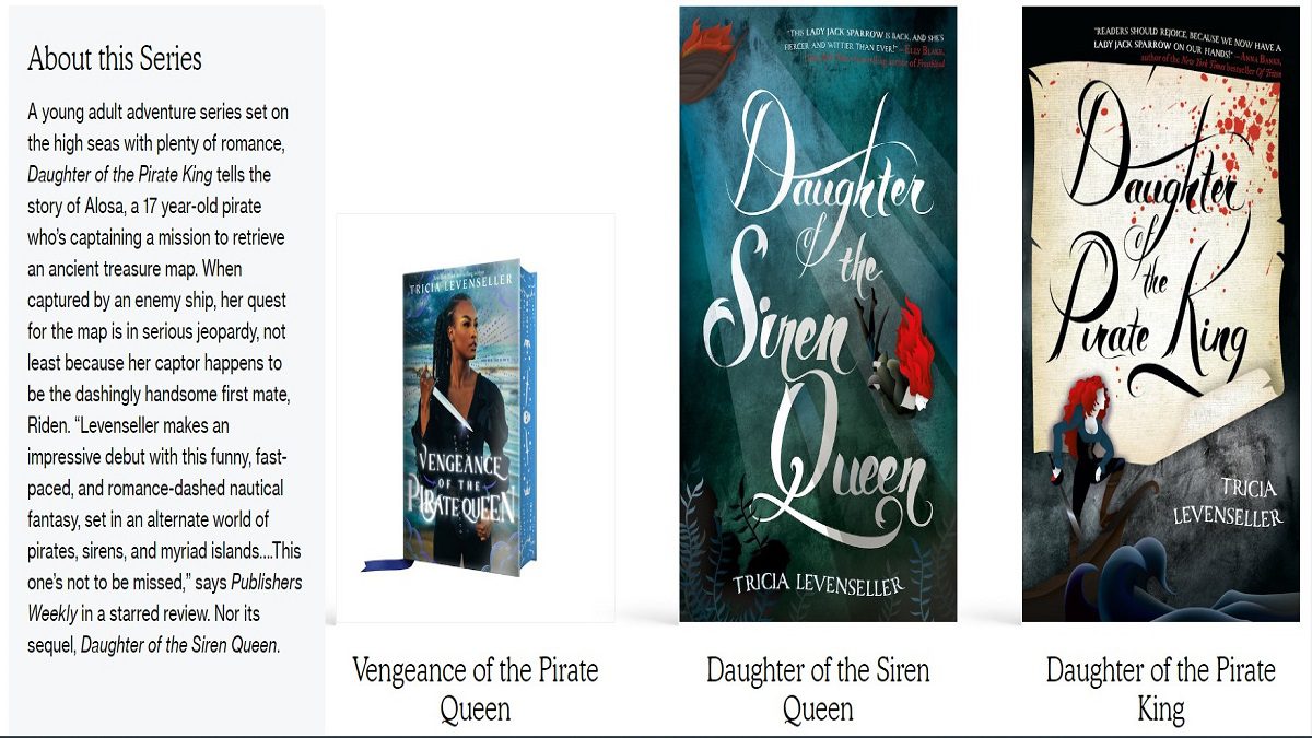 Featured Post Image - Daughter Of the Pirate King (Daughter Of The Pirate King #1) by Tricia Levenseller #BookReview #Fantasy #Romance #YoungAdult #Pirates #FantasyRomance