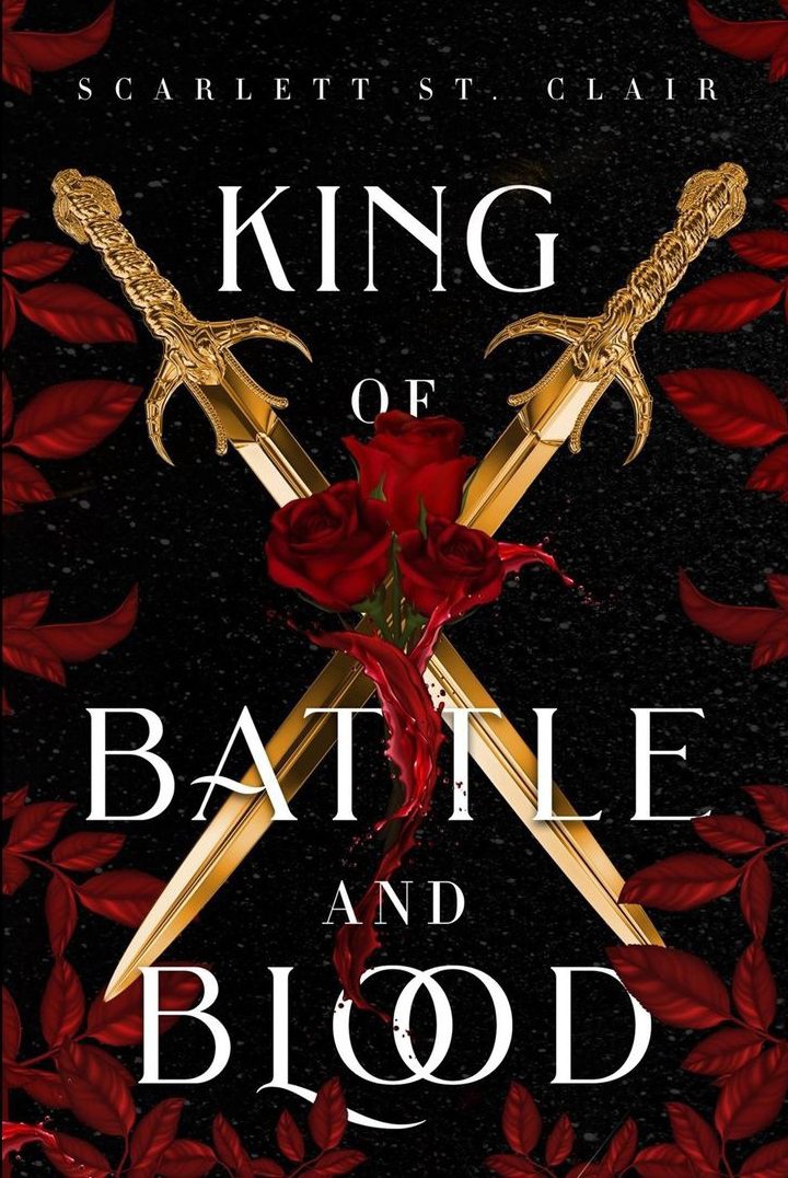 Featured Post Image - King Of Battle And Blood (Adrian X Isolde #1) by Scarlett St. Clair #BookReview #Fantasy #Witches #Vampires #ParanormalRomance #Romance